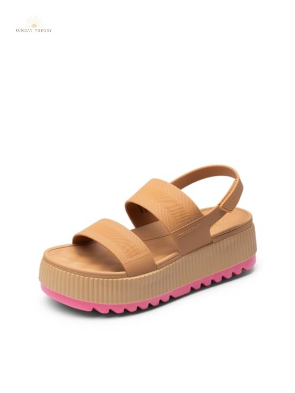 Waterproof Lightweight Platform Sandals Arch Support Non-Slip Womens Travel